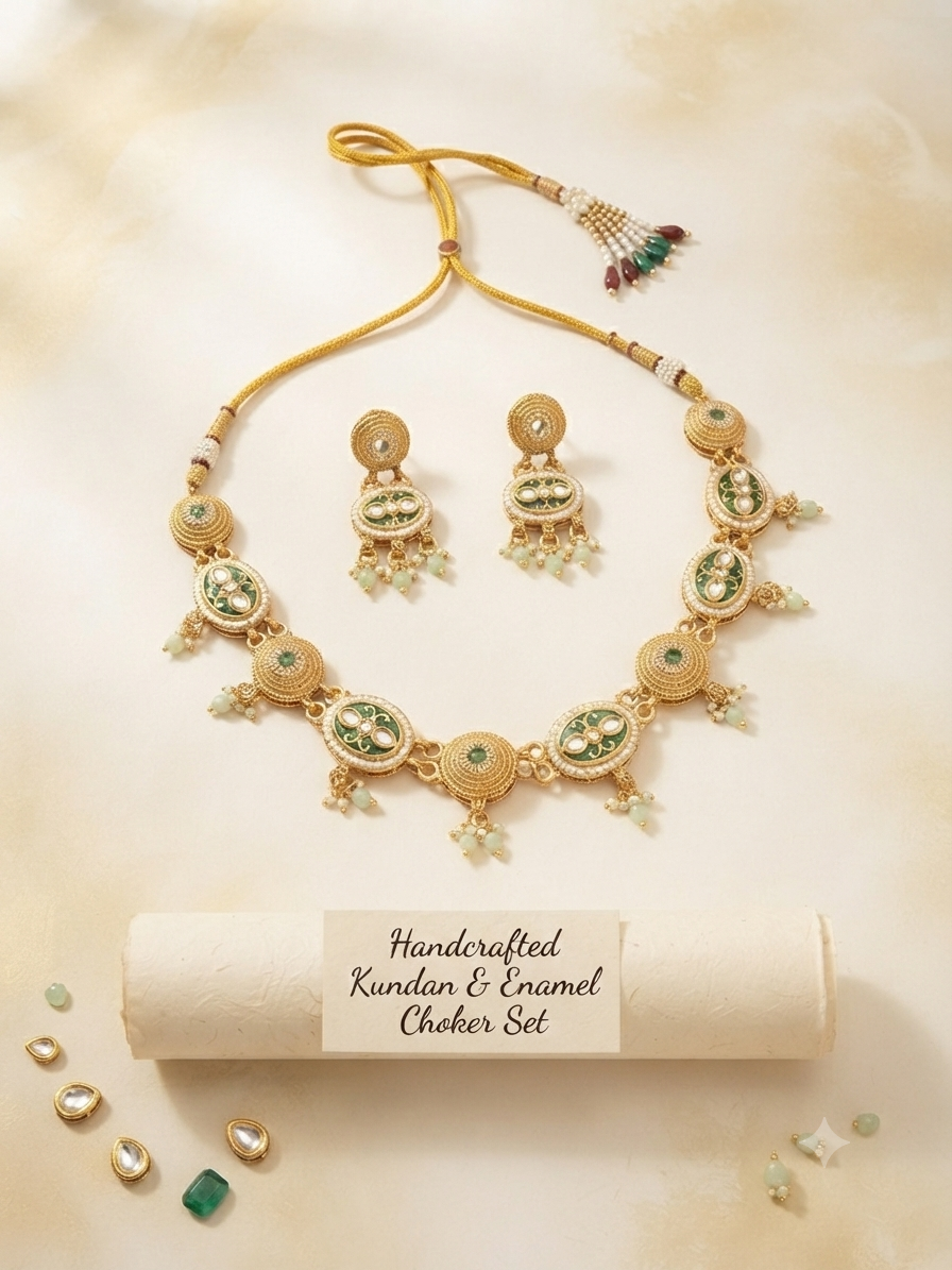 Thumbnail: Mughal Virasat Choker Set