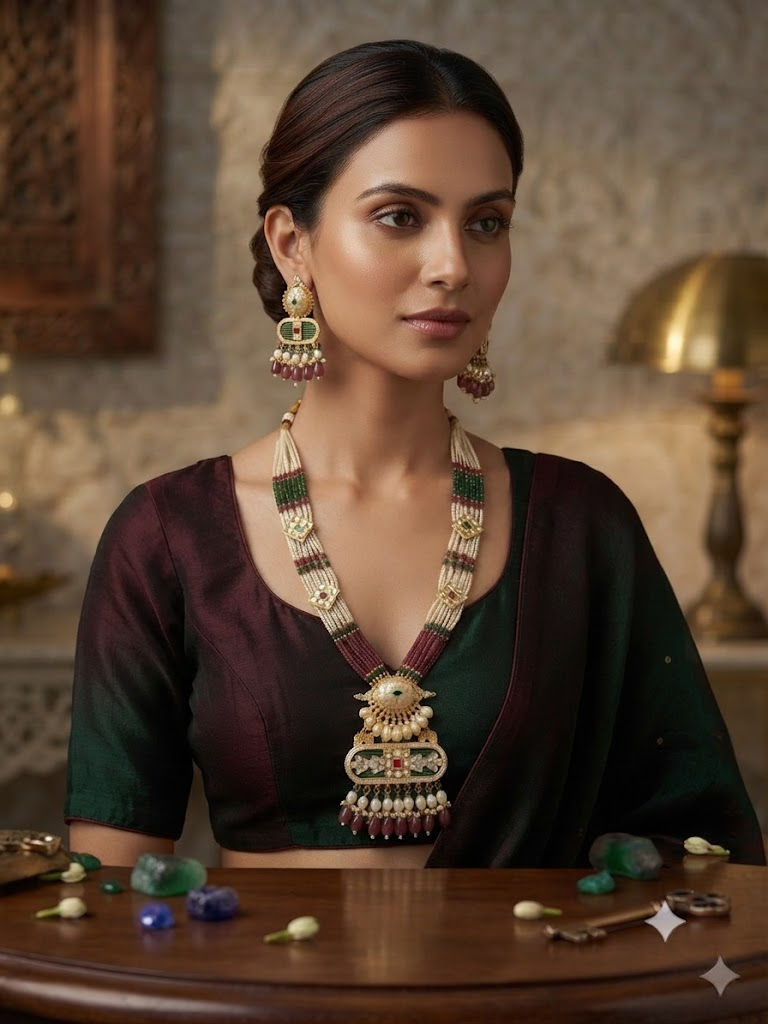 Thumbnail: Darbar Kundan Heirloom Haar