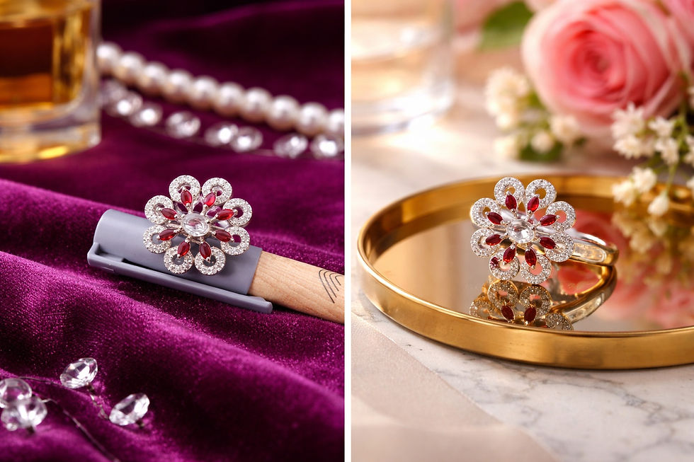 Thumbnail: Flowerburst Cocktail Ring