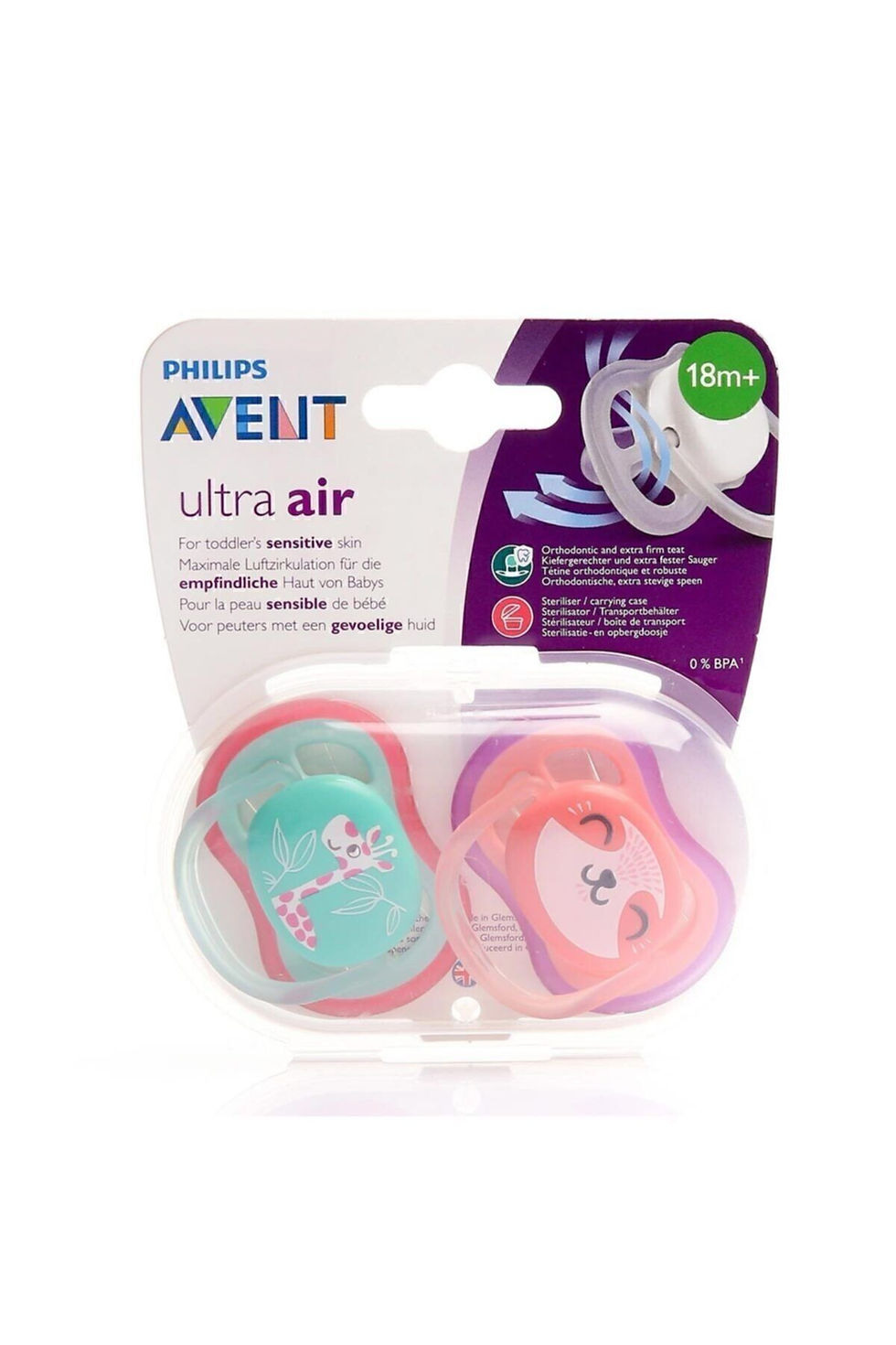 Ultra Air 2'li Silikon Emzik 18+ Ay Kız