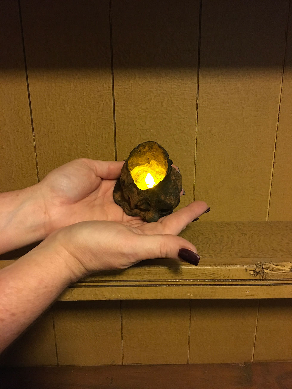 Thumbnail: Salem Witch Tavern Candles: Pattern by Folkart by Dee