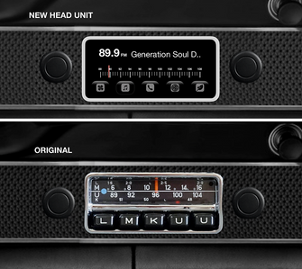 Completely new designed head unit
