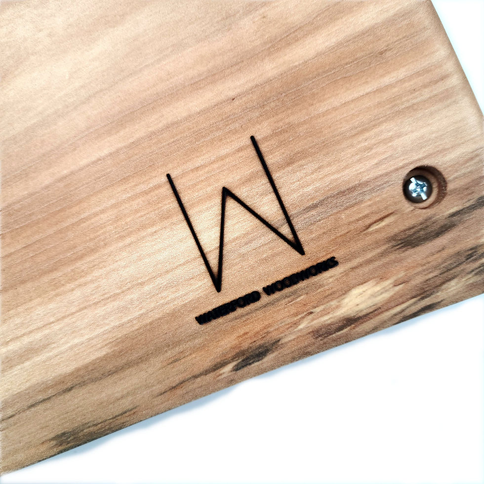 Thumbnail: Champagne Handled Live Edge Serving Board - Maple