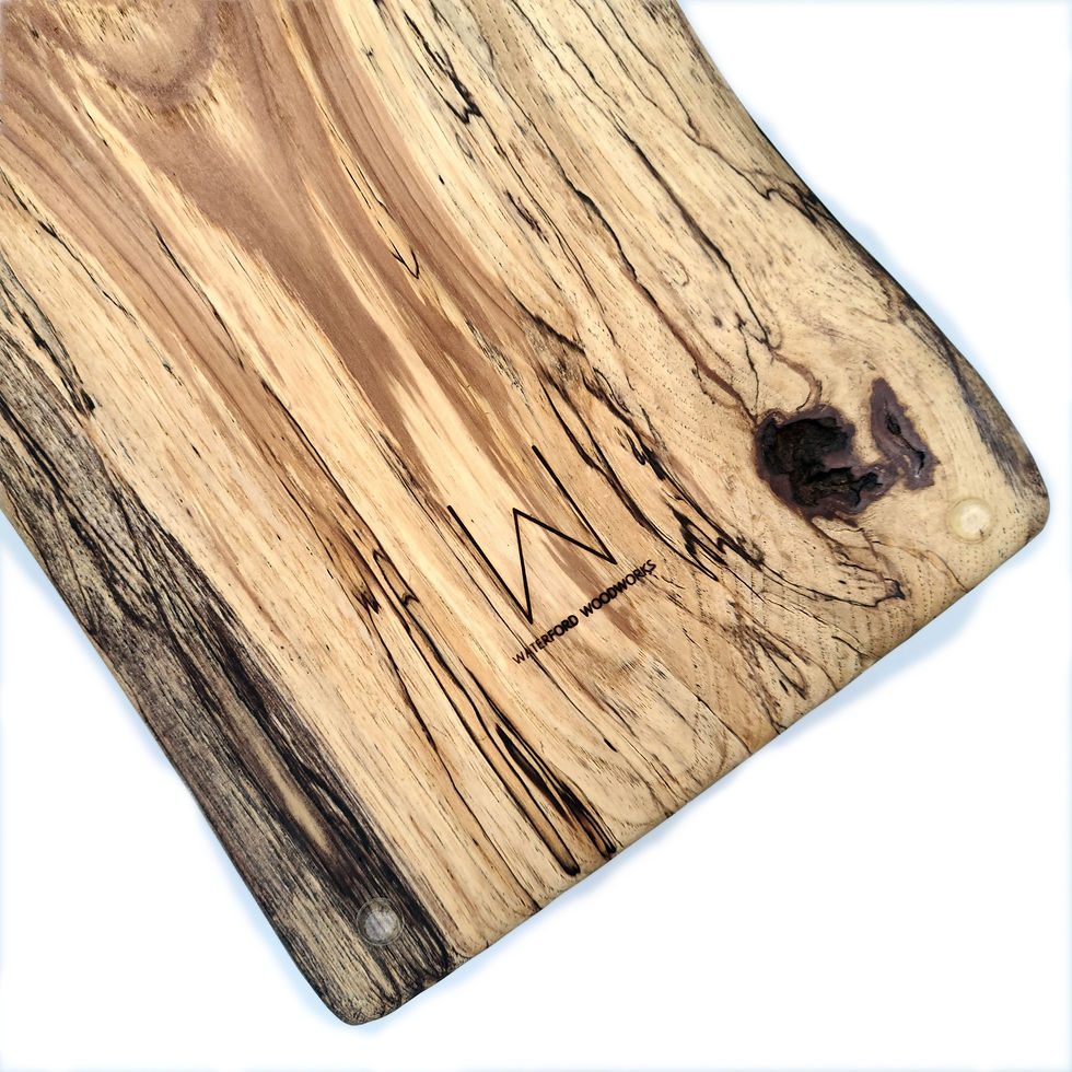 Thumbnail: Live Edge 3 Bottle Wine Rack - Hickory