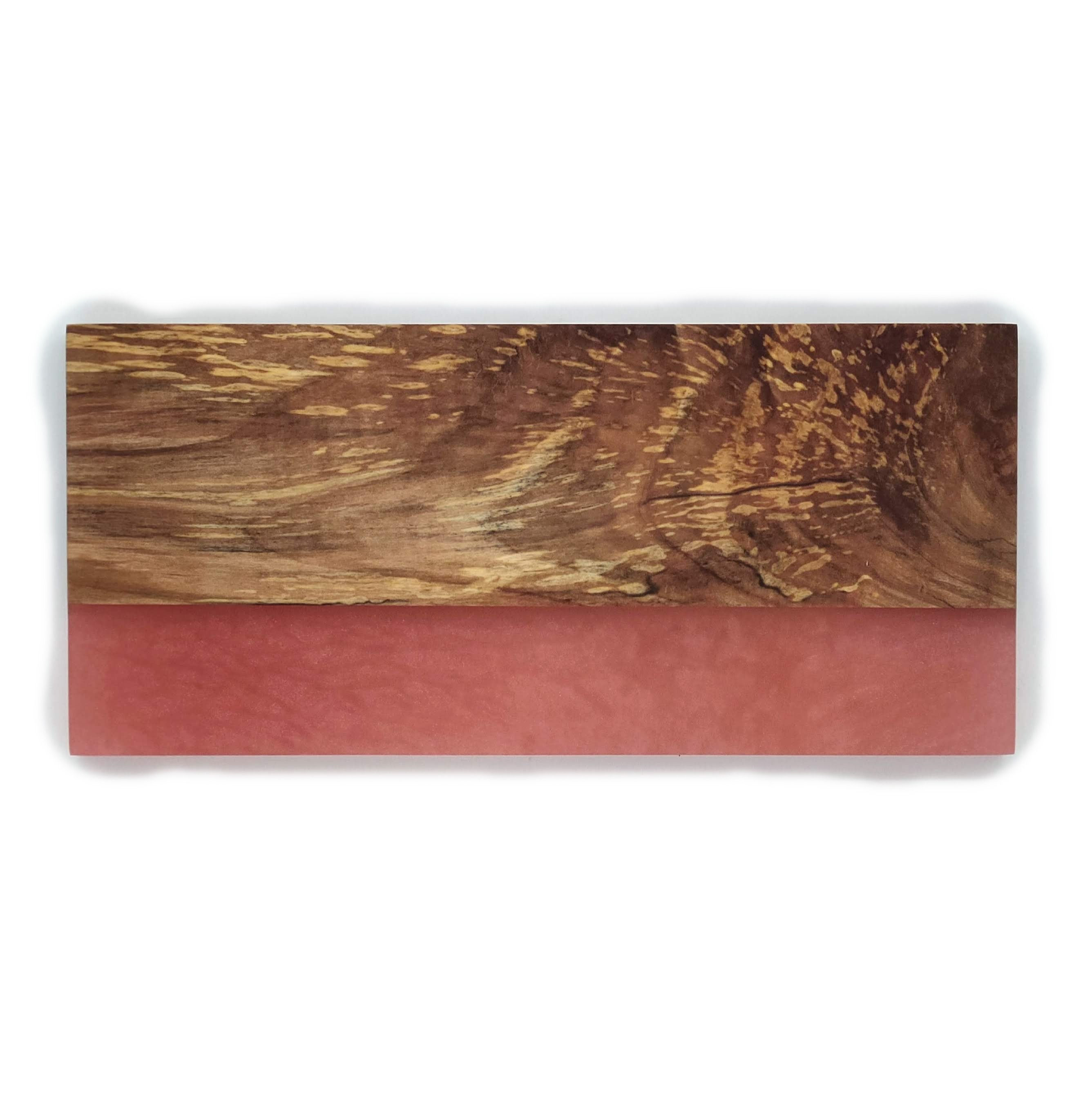 Live Edge & Epoxy River Bar Block