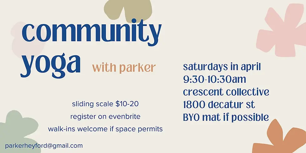 Community Yoga with Parker 