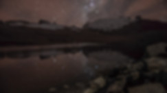 Starry sky from nevado del ruiz