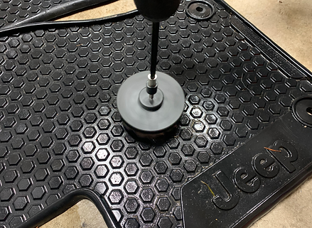 drill brush cleaning mat