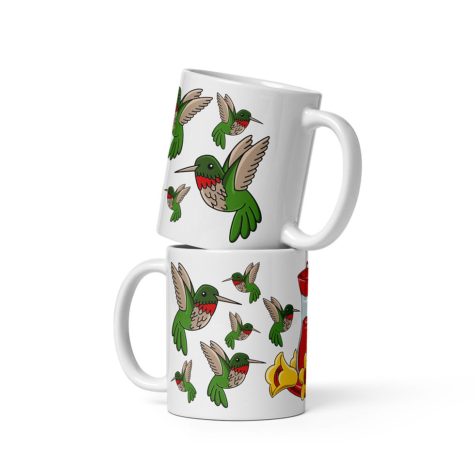Thumbnail: Traffic Jam at the Feeder Mug