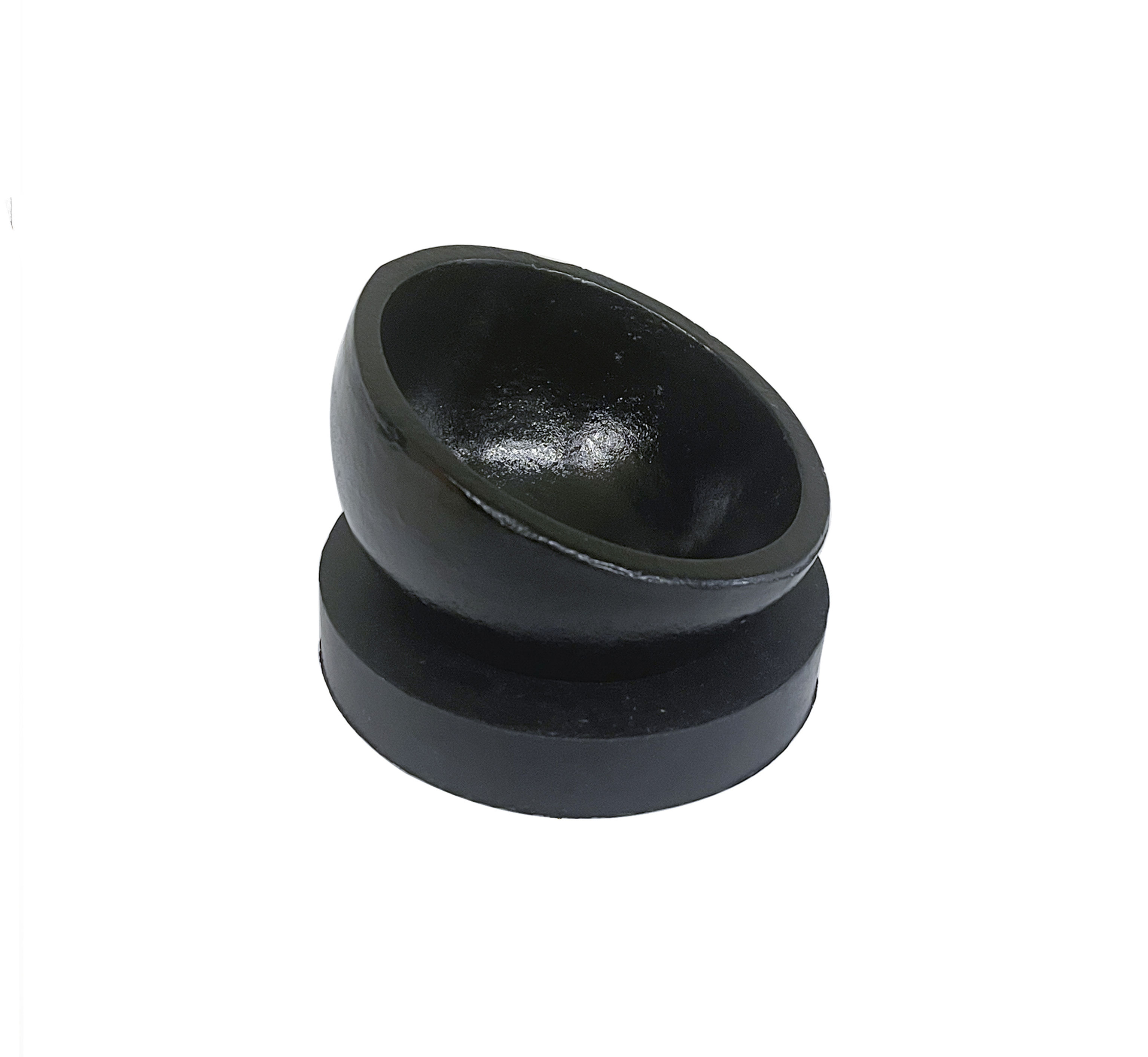 4 1/2 INCH CAST IRON PITCH BOWL and PAD