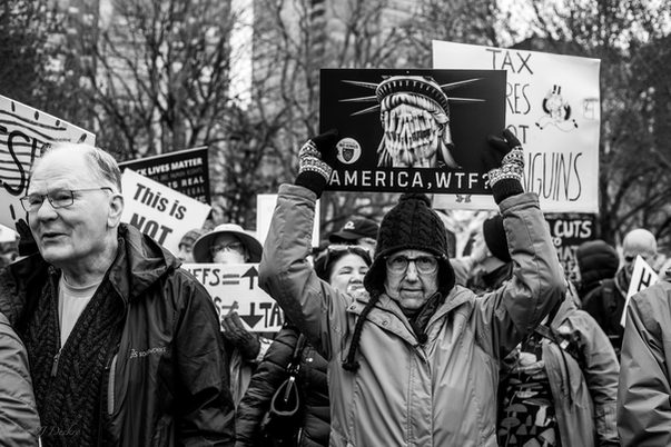 statue of liberty weeps, wtf america, protest, Boston Commons, Boston community