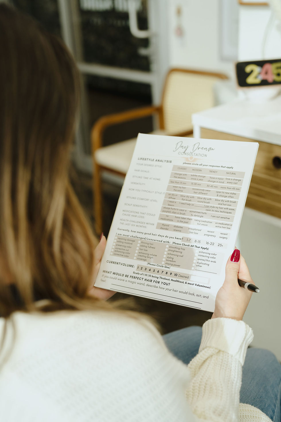 Reading the consultation form