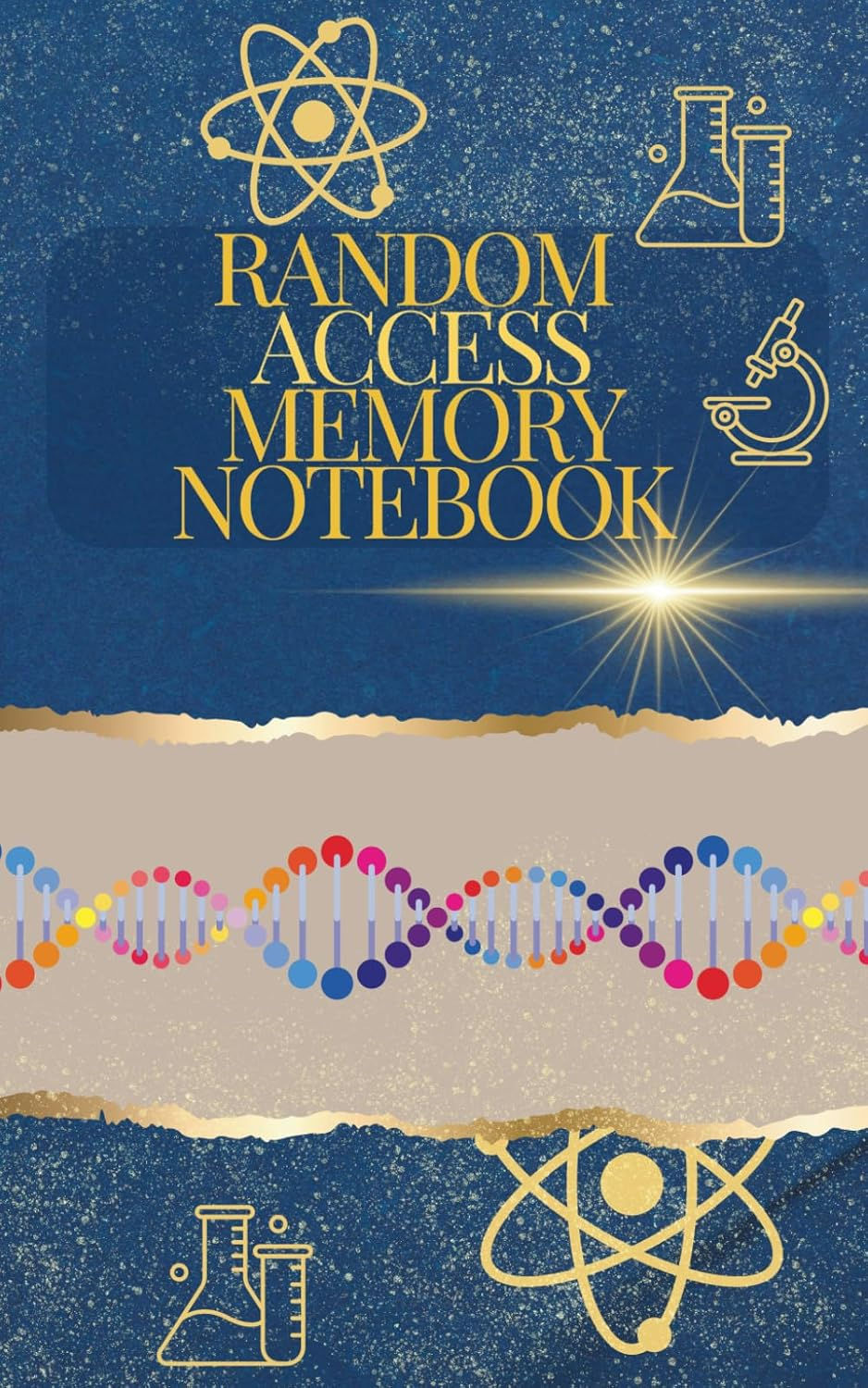 Sci Series Random Access Memory Notebook: Durable Paperback for Notes, Ideas, P