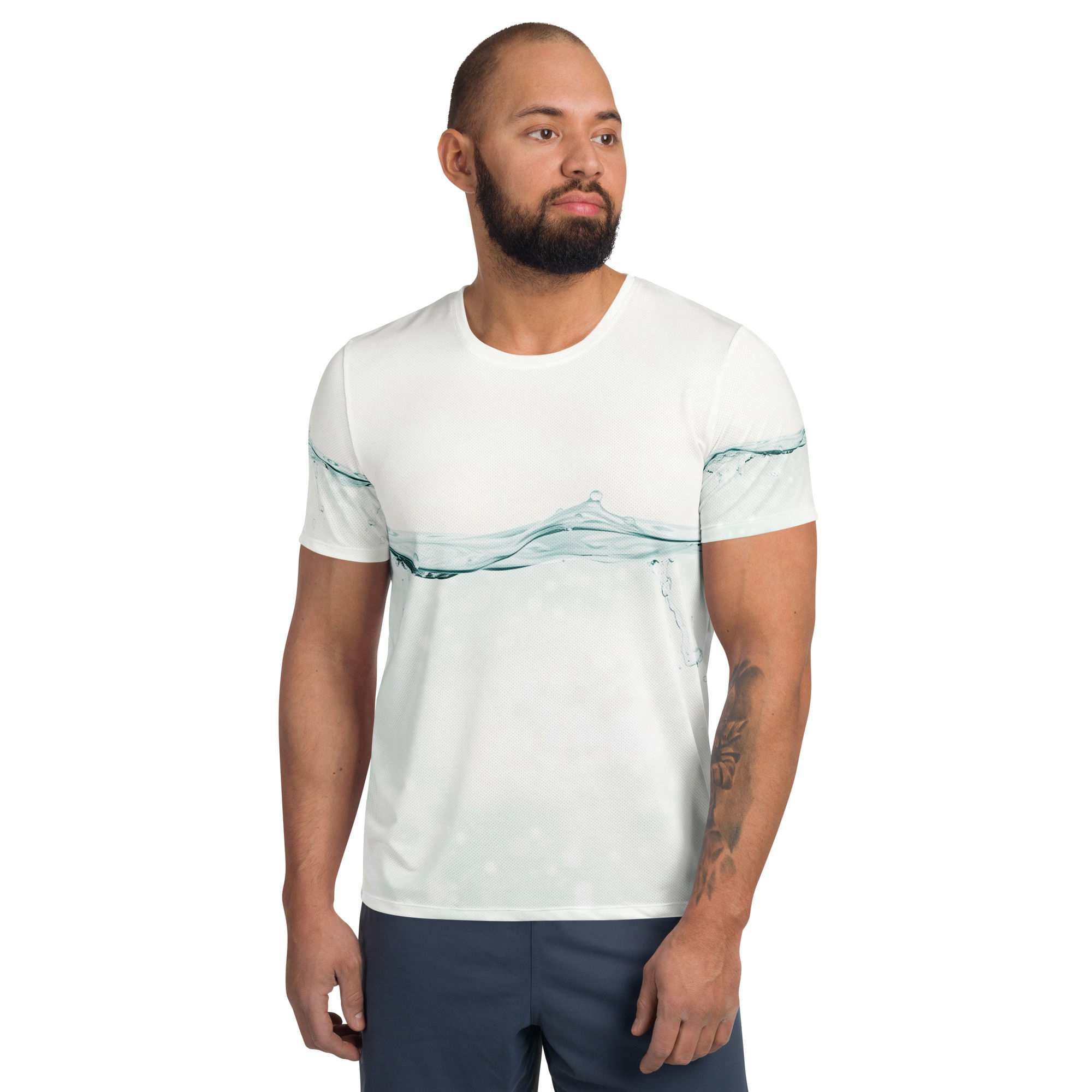 Water Men's athletic t-shirt