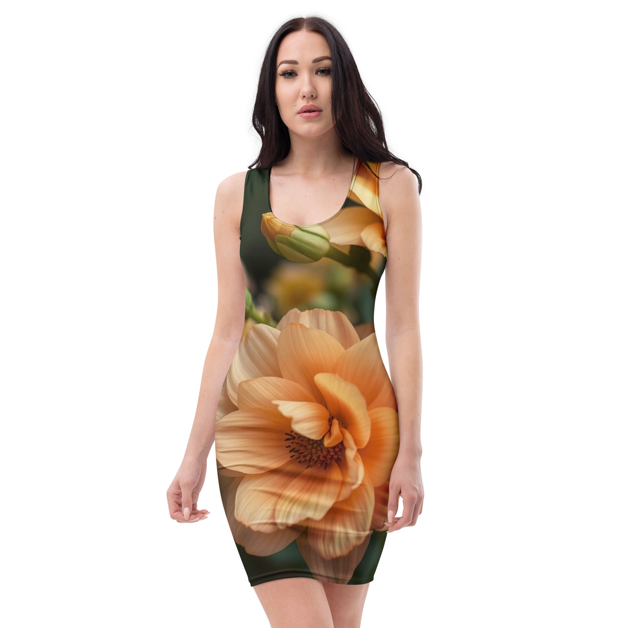 Peach Bloom Body dress