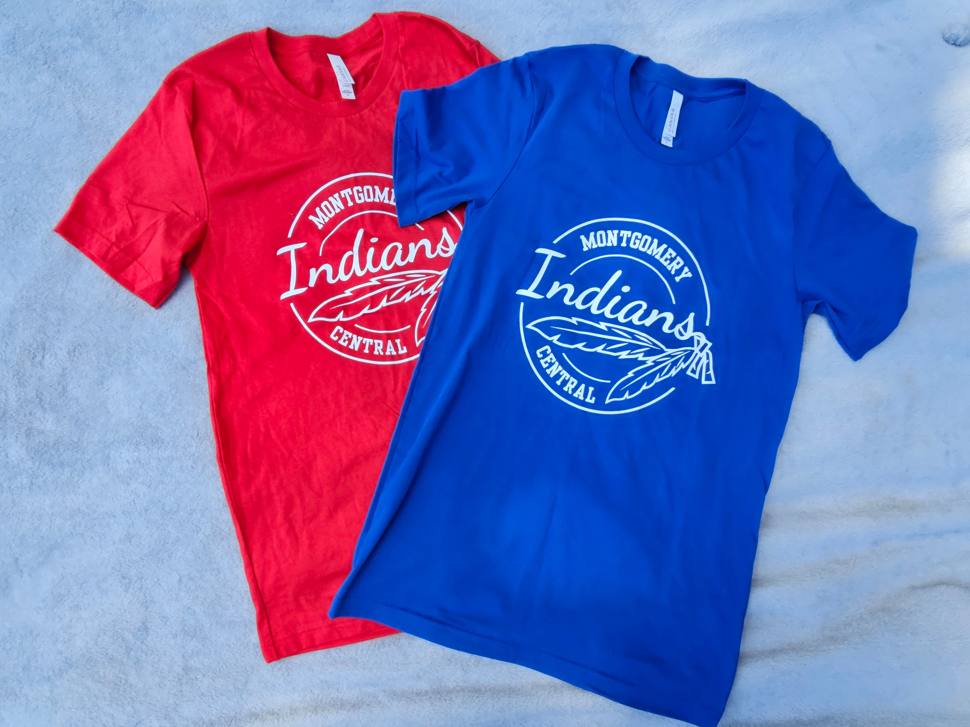 Indians Round Print