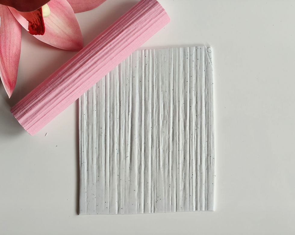 3D printed textured clay roller with wooden seamless pattern for polymer clay