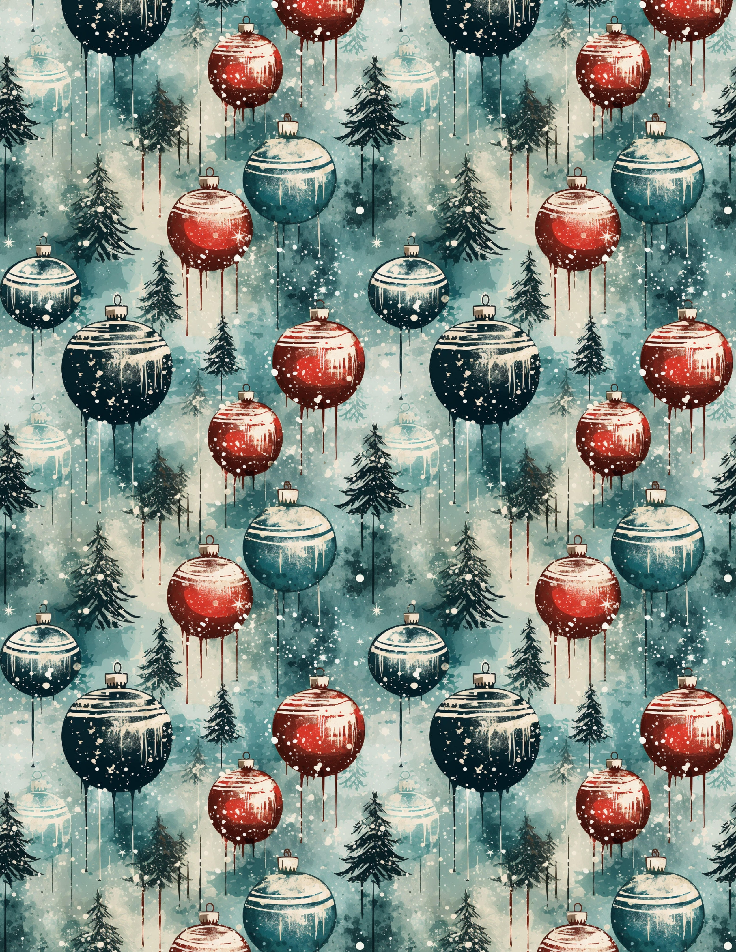 Christmas Clay Transfer Paper #T123