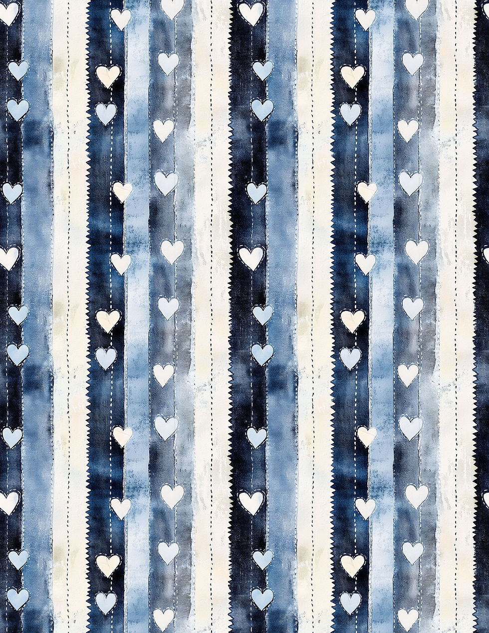 Boho Valentines Clay Transfer Paper #T184