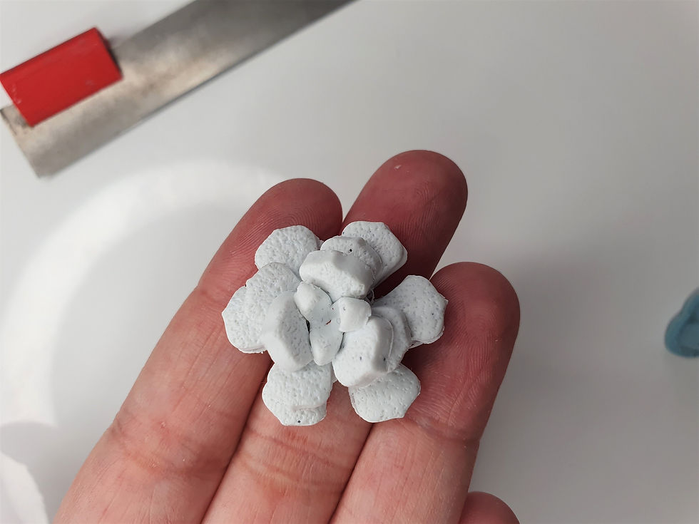 Desert Succulent Flower SET Clay Cutter, #0073