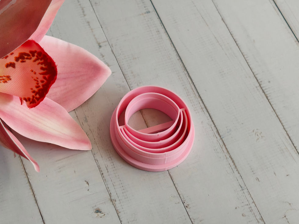Thumbnail: Polymer Clay Cutter – Basket Texture | 3D Printed | R405