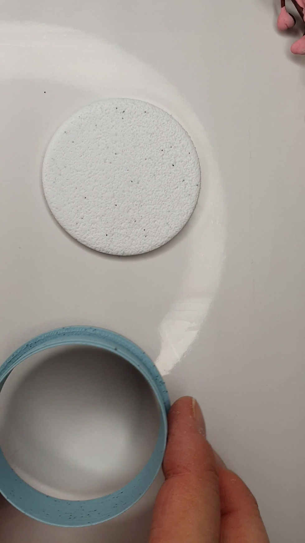 Thumbnail: Video showing a square polymer clay cutting clean round shape from polymer clay for jewelry making