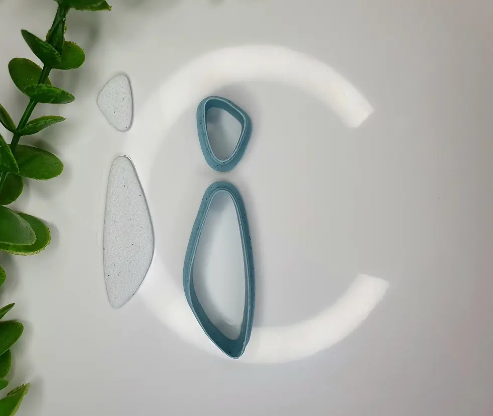 Thumbnail: Polymer Clay Cutter - Organic Dangle  | 3D Printed | R004