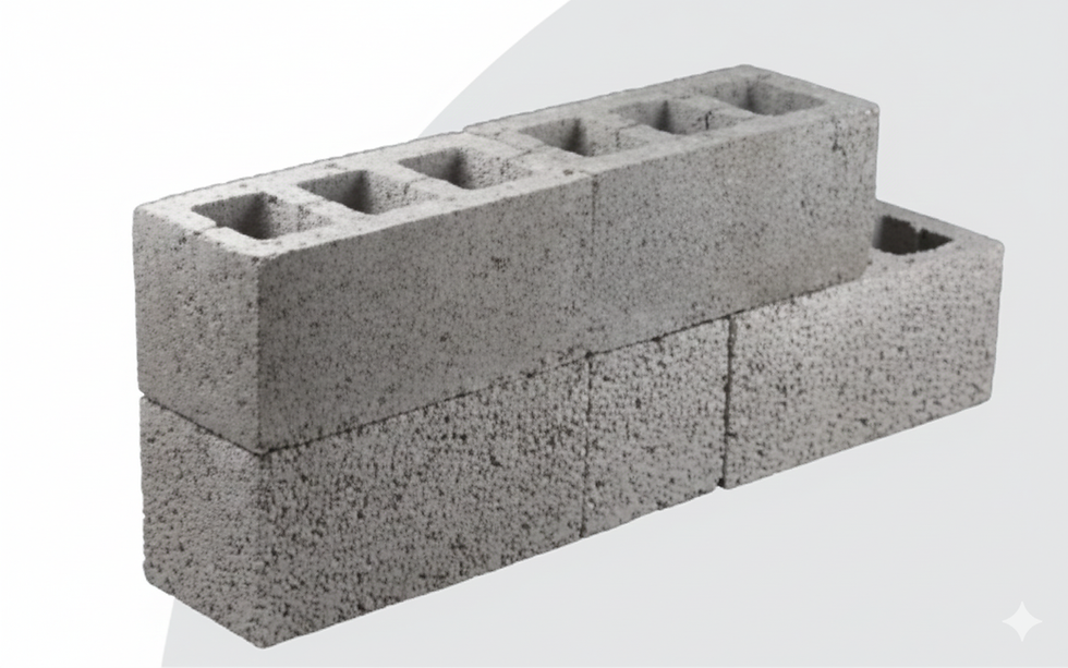 Concrete masonry blocks including solid, hollow and thermo blocks by RCP Sharjah