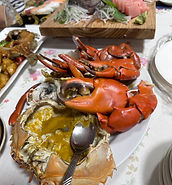 ノコギリガザミ料理