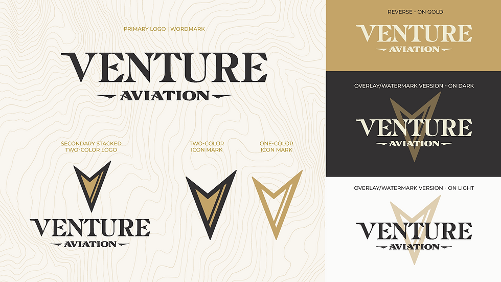 Venture Aviation Branding