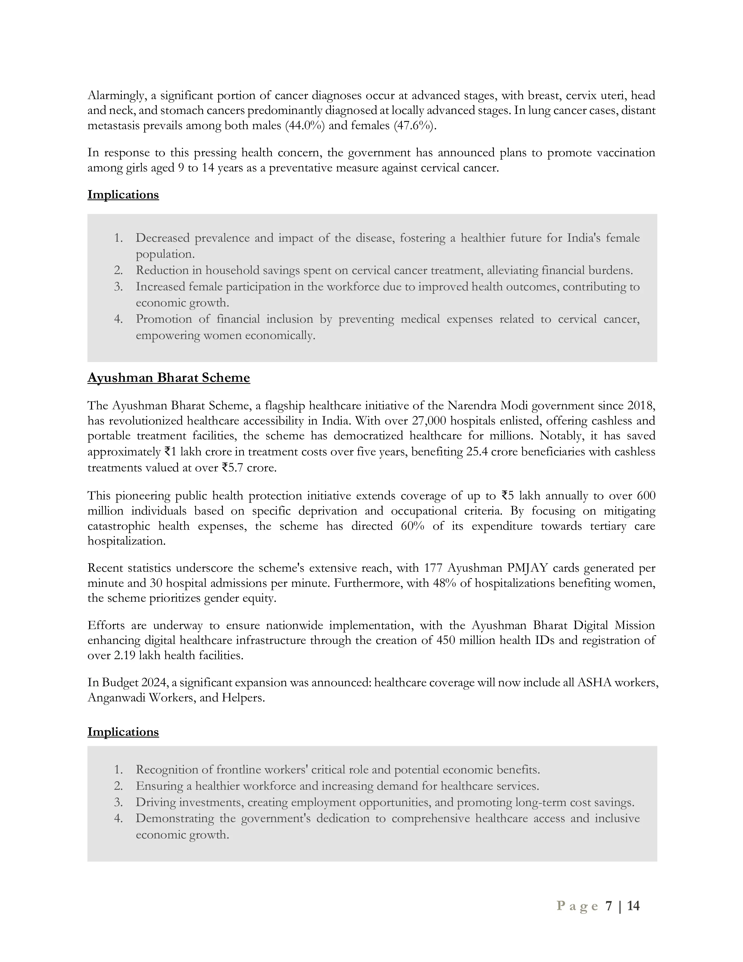 BUDGET 2024 & BEYOND