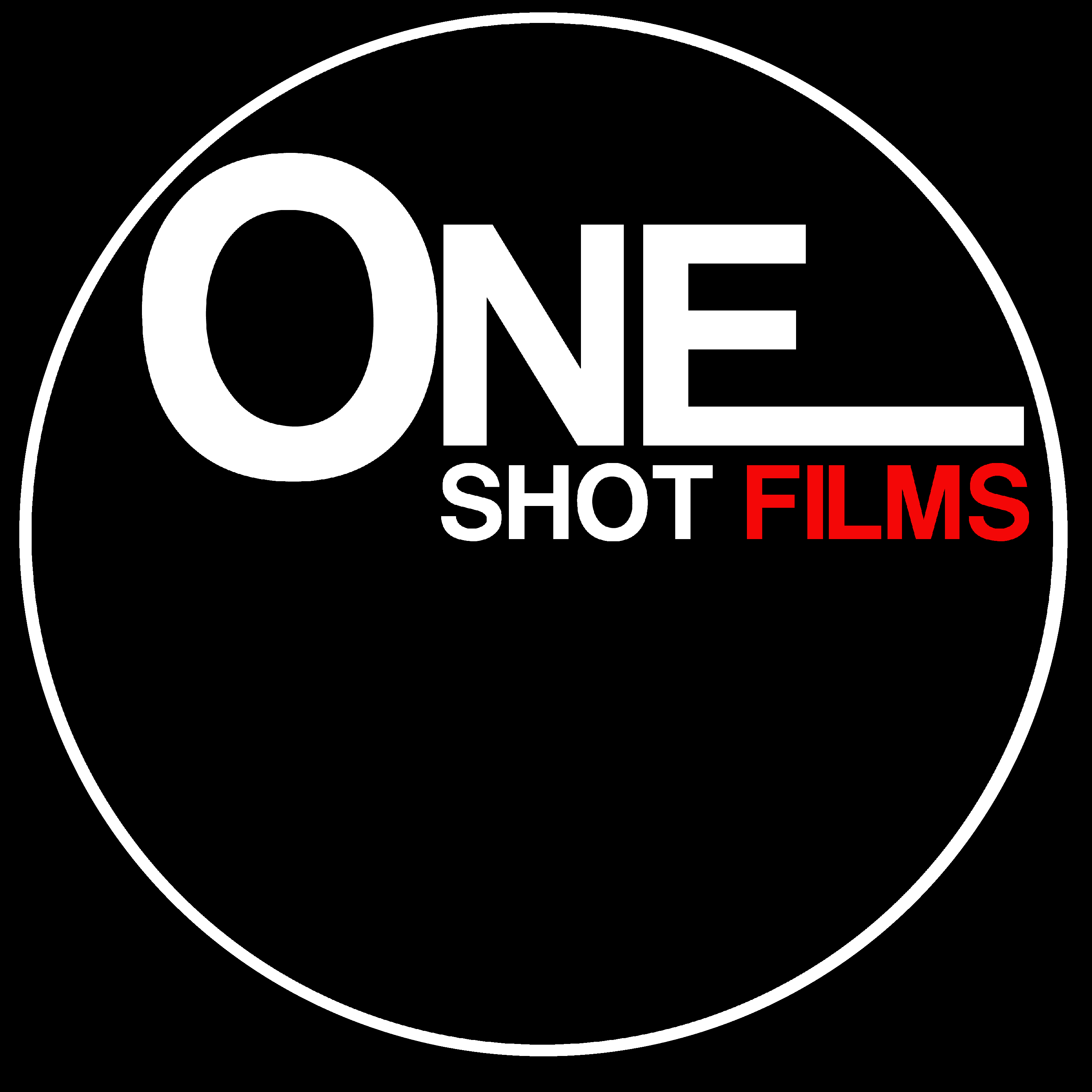 ONE SHOT LOGO white