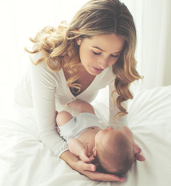 Mère avec son enfant