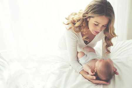 Mother Holding Baby