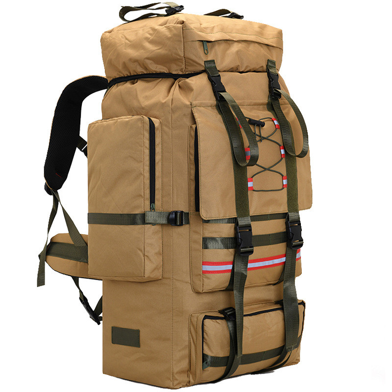 130L Extra Large Backpack Outdoor Camping Rescue Luggage Quilt Backpack Men and