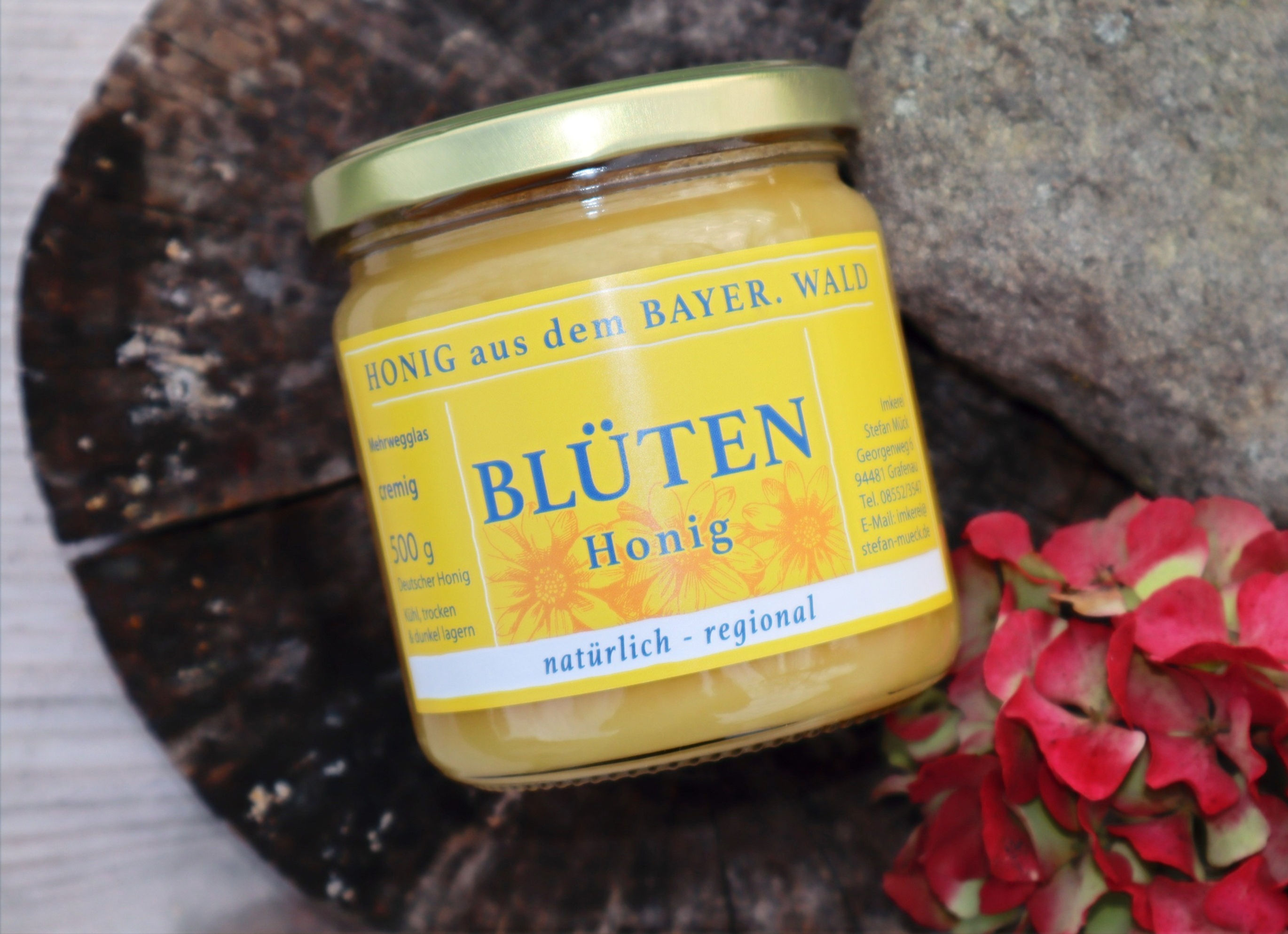 feincremiger Blütenhonig