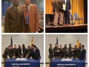 Okwar Receives Commission to Second Lieutenant - Carrying on Military Tradition - Lincoln University