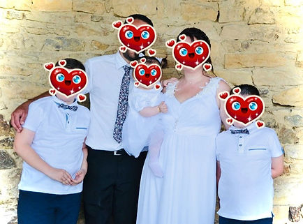 Robe de bapteme et mariée