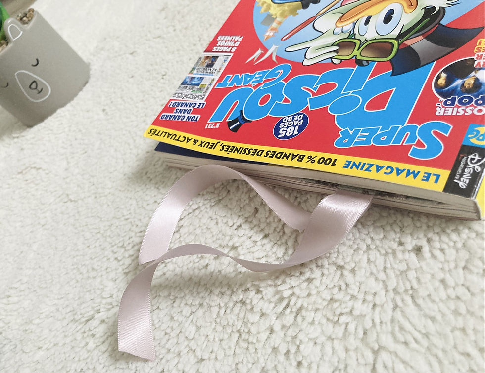 Marque page en tissu