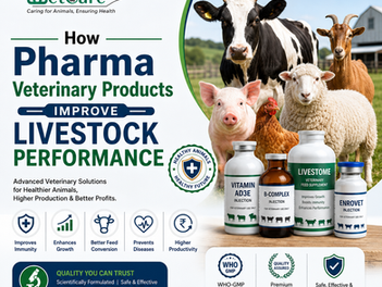 How Pharma Veterinary Products Improve Livestock Performance