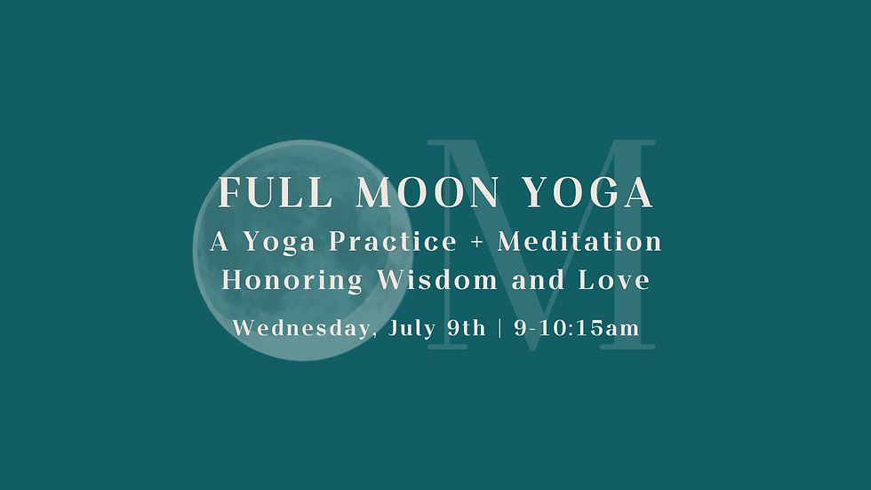 Full Moon Yoga!