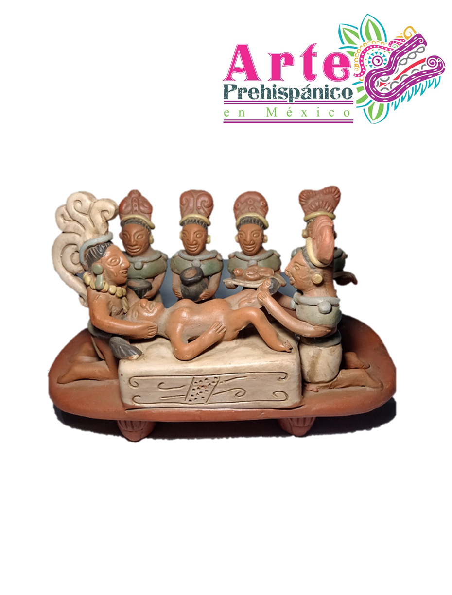 Miniatura: PARTO MAYA  BARRO ARTESANAL