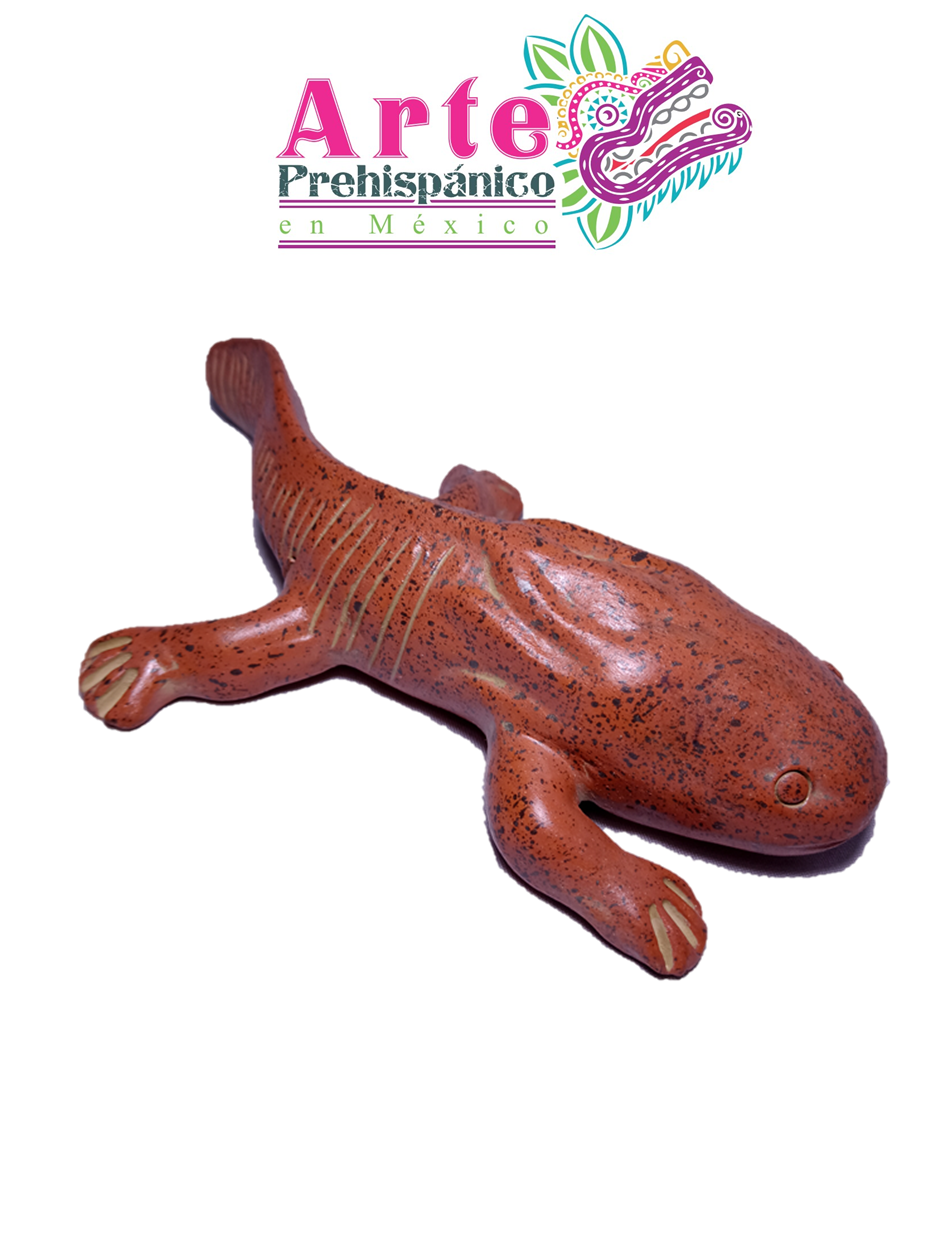 Miniatura: AXOLOTL AJOLOTE TERRACOTA