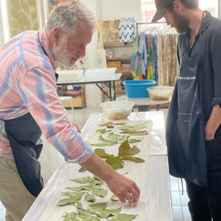ecoprinting workshop in Chicago