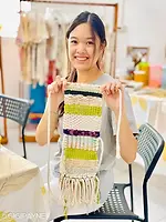 Hand Weaving — Students during Hand Weaving Workshop at GIGIPAYNE Studio in Bangkok