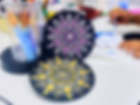 Mandala Dot — Students during Mandala Dot Workshop at GIGIPAYNE Studio in Bangkok