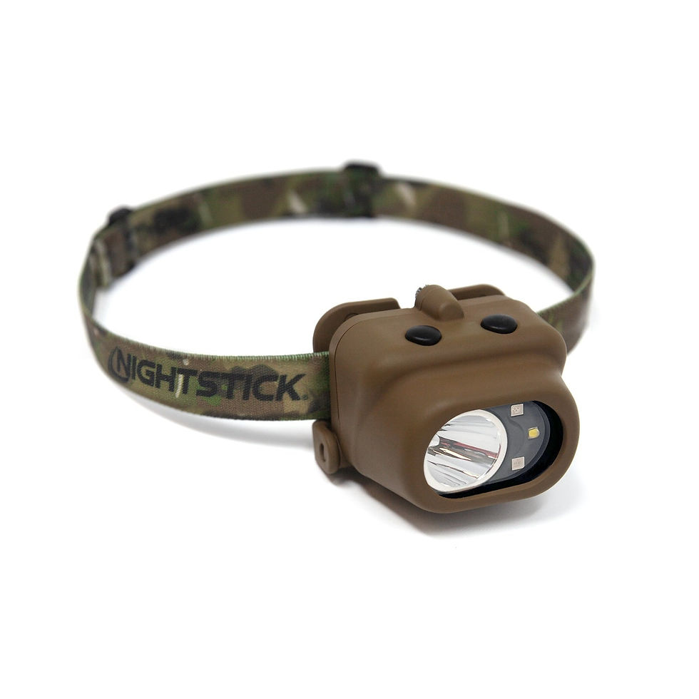 Thumbnail: Multi-Function Headlamp, White Spotlight - White/Red/Green Flood, 3-AAA - FDE