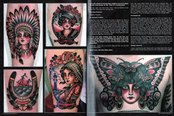 TATTOO ARTIST MAGAZINE  page 8-9