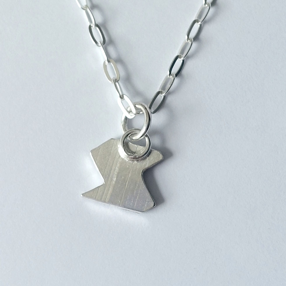 Thumbnail: Sterling Silver Pendant Necklace