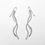 Thumbnail: Sterling Silver Dangle Earrings